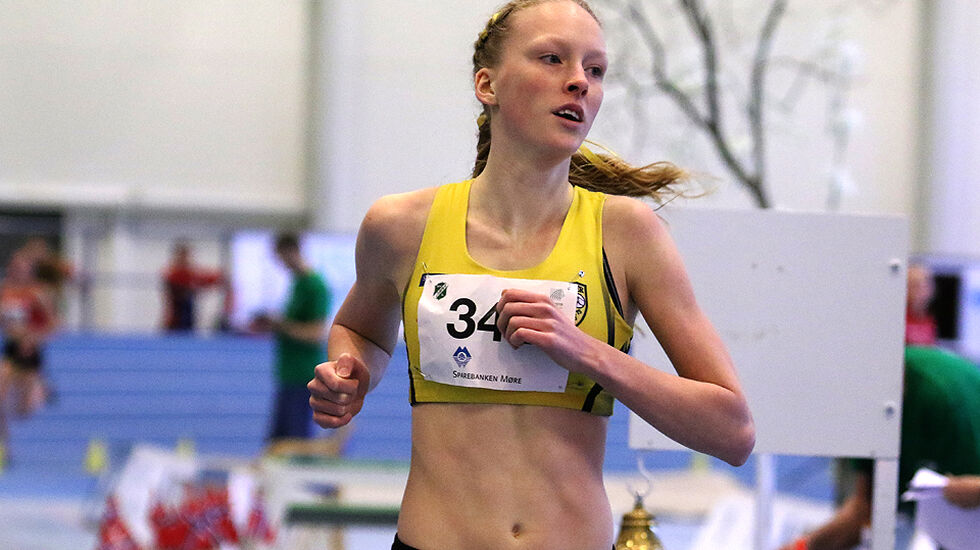 Grethe Tyldum kan nå kalle seg ungdomsmester på 1500 meter