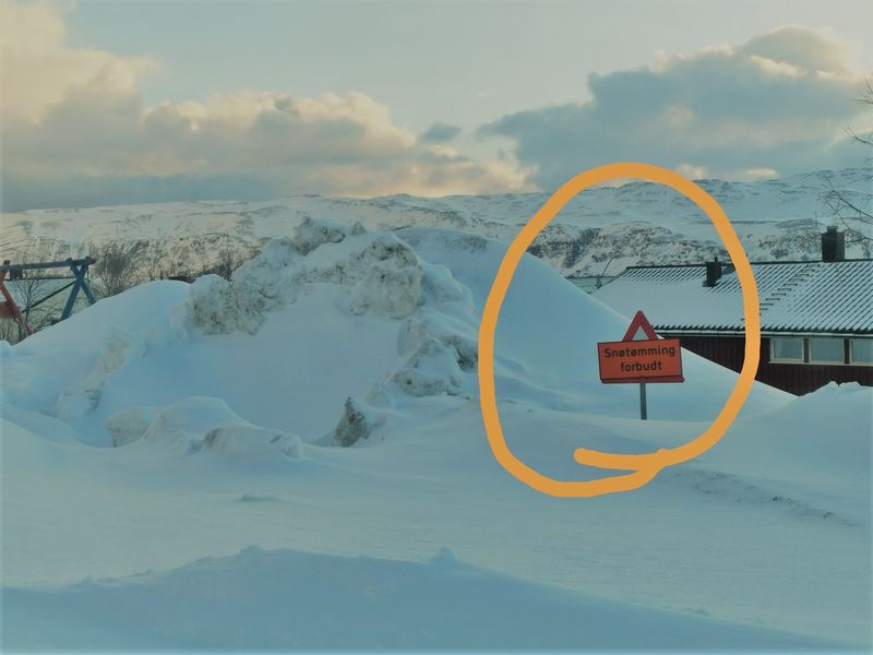 Skilt snøtømming forbudt_justert