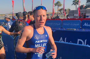 Lotte Miller kunne glede seg over en sterk start på sesongen. (Foto: Norges Triatlonforbund)