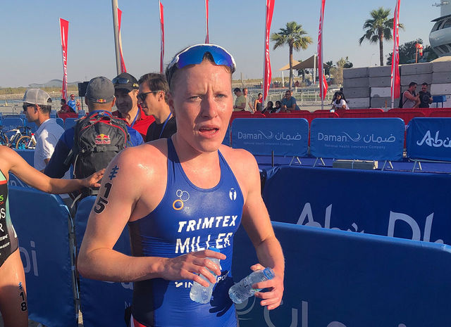 Lotte Miller kunne glede seg over en sterk start på sesongen. (Foto: Norges Triatlonforbund)