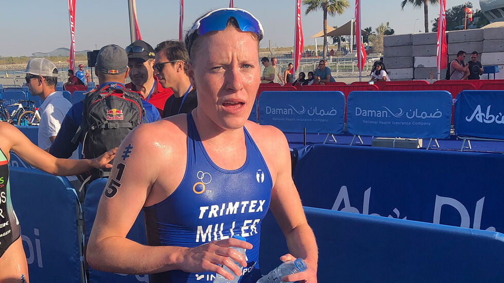 Lotte Miller kunne glede seg over en sterk start på sesongen. (Foto: Norges Triatlonforbund)