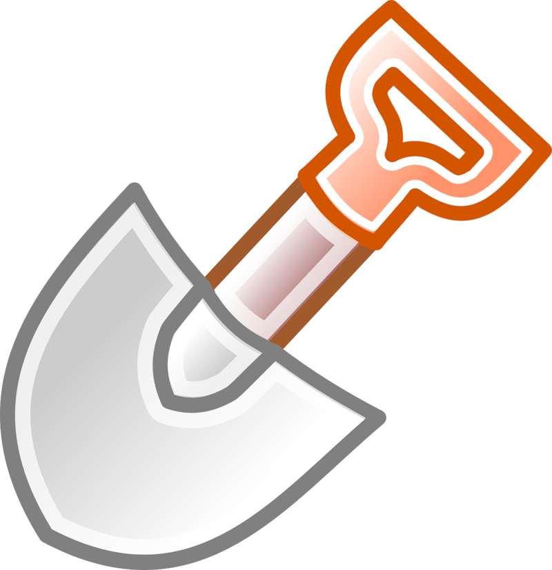 Gravearbeid Spade