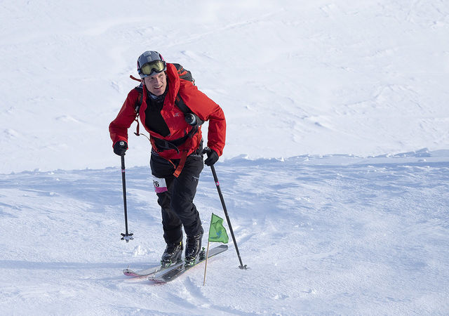 Hallvard Schjølberg tok en klar seier i løypa med over 4000 m høydemeter stigning/fall. (Foto: Kristin Folsland Olsen)