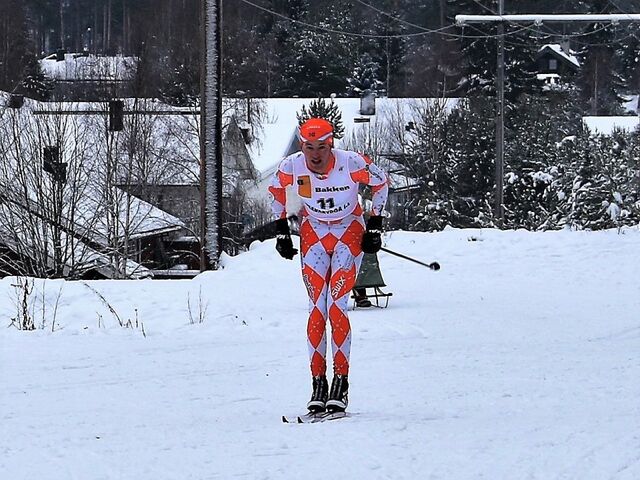 Pål Åge Joten i aksjon under Julestak i Elverum lille juleaften i 2018. (Foto: Sigurd Westgård)