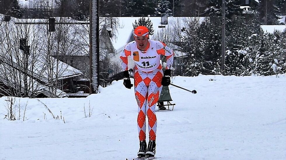 Pål Åge Joten i aksjon under Julestak i Elverum lille juleaften i 2018. (Foto: Sigurd Westgård)