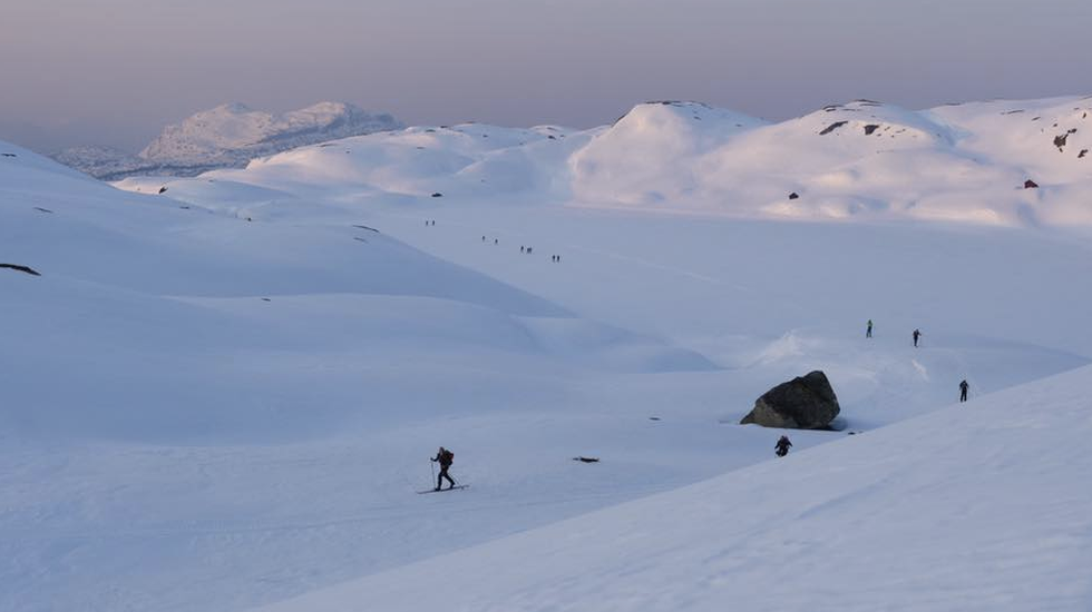 Hardinglaup mellom Øystese og Voss. Foto: Hardangerfjord Media.
