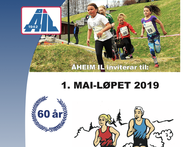 Velkommen til det 60. 1.mai-løpet 2019!