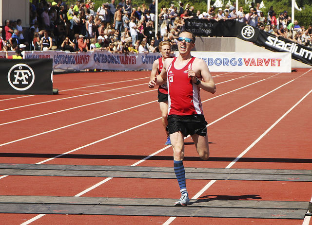 Christopher Bennett nærmer seg den magiske 2.30-grensa. (Arkivfoto: Runar Gilberg)