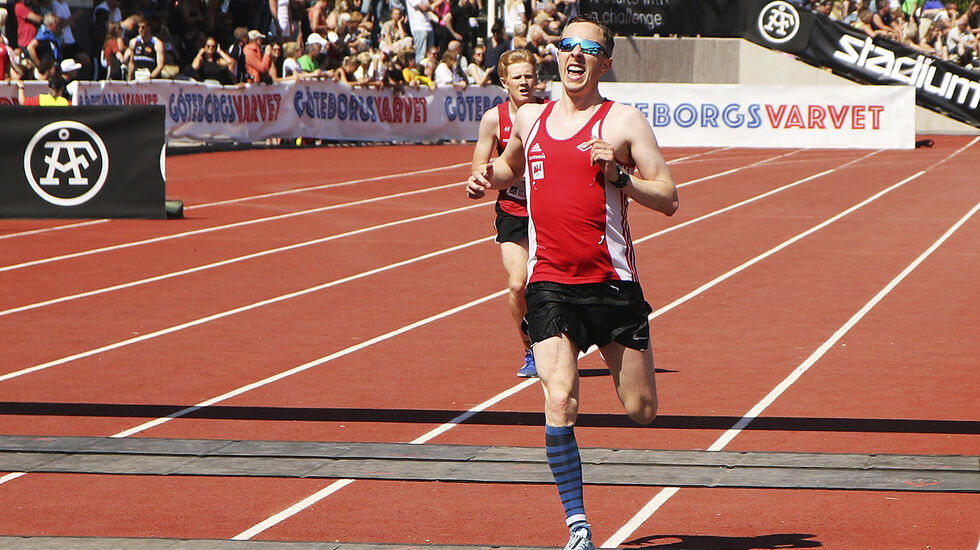 Christopher Bennett nærmer seg den magiske 2.30-grensa. (Arkivfoto: Runar Gilberg) 
