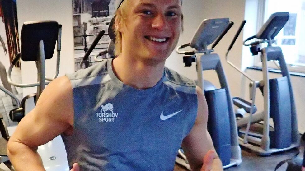 Målbevisst: Sondre Øvre Helland er en målbevisst mann som er opptatt av å gjøre alt riktig for å se hvor langt det kan bringe ham. Foto: Marianne Røhme