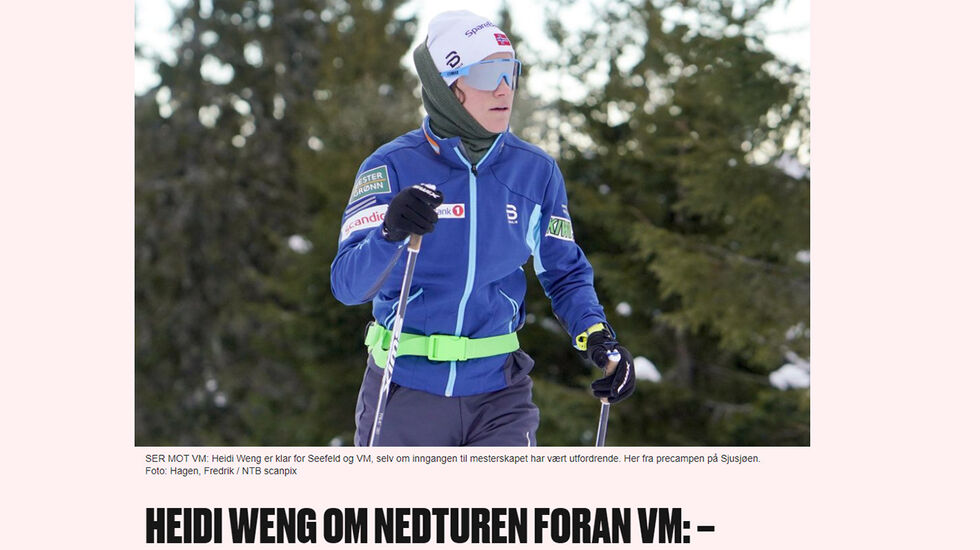 Faksimile fra VG