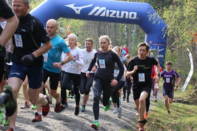 Fra en av startpuljene i normalløype på 3,65 km. (Foto: Guri Sæterlid)