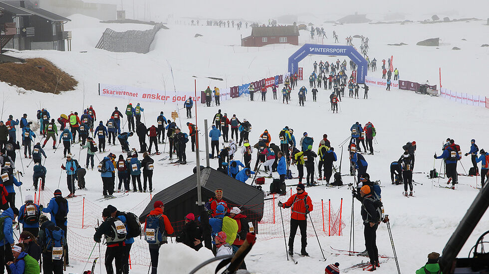 Skarverennet må for andre år på rad avlyses på grunn av korona. Dette bildet er fra 2019 - sist rennet ble arrangert. (Foto: Arne Dag Myking)