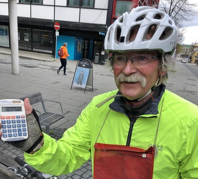 Kondis løypemålersjef Vidar Dvergedal har vært på Gjøvik og målt løype. (Arrangørfoto)