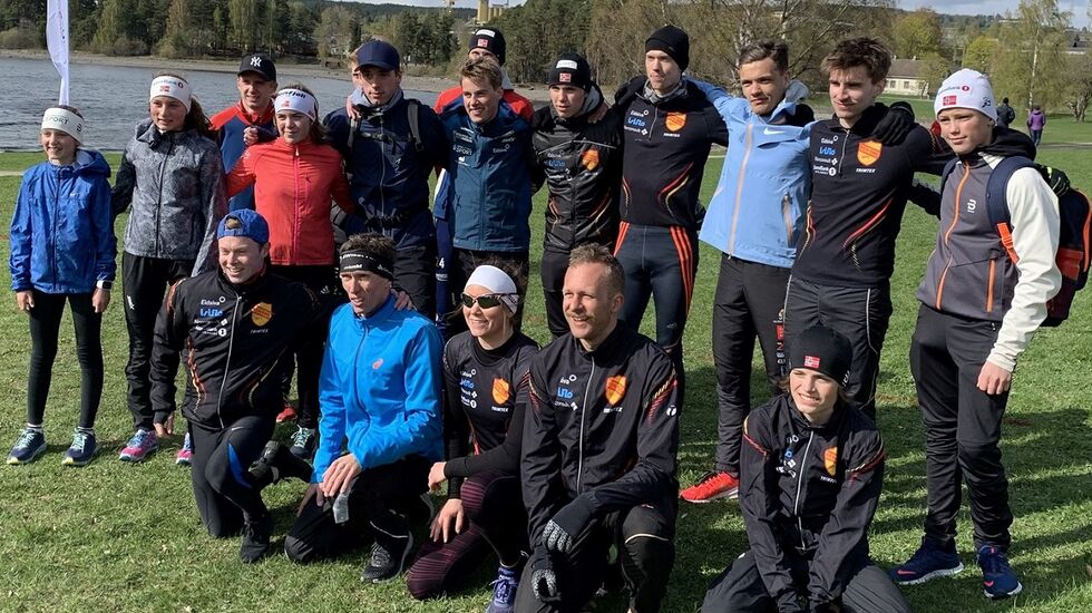 Ren-Eng har de siste årene vært eneste klubb som har greid å moblisere til Hamarstafetten og stilte med fem lag i årets utgave. (Foto fra Ragn-Sells Hamarstafettens facebookside)