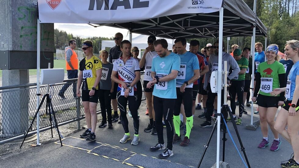Starfeltet på 10 km. (Foto: Marit Haugdahl)