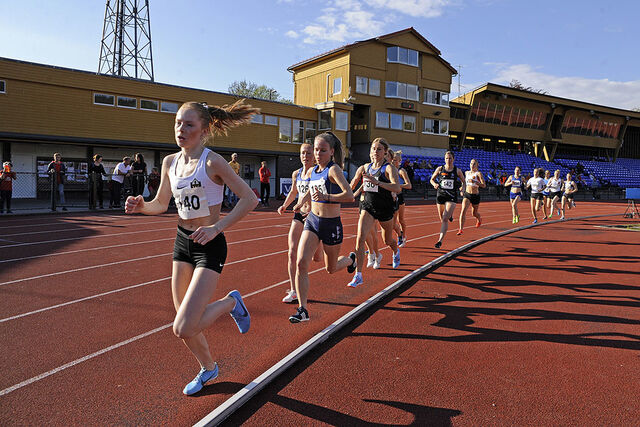 Ina Halle Haugen, som vi her ser under aksjon i Arne Risa Classic tidligere i år, løp inn til sølv i Ungdoms-OL. (Foto: Arne Dag Myking)