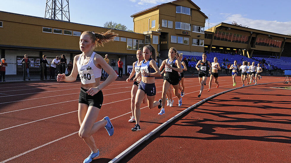 Ina Halle Haugen, som vi her ser under aksjon i Arne Risa Classic tidligere i år, løp inn til sølv i Ungdoms-OL. (Foto: Arne Dag Myking)