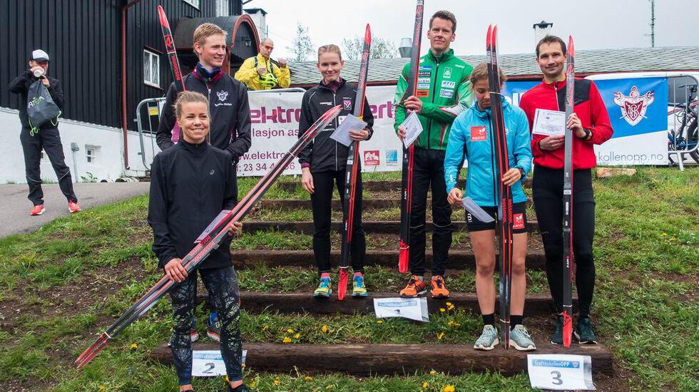 Topp 3 kvinner og menn. (Foto: Stian Schløsser Møller)