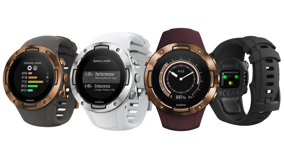 Suunto 5 sin beskjedne størrelse og ulike fargekombinasjoner bør til sammen gjøre den interessant for både kvinner og menn.