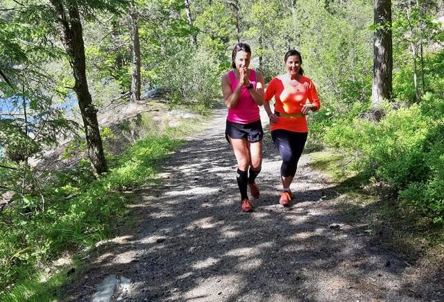 Løpsværet var fint og løperne trivdes i Hvitløypa. (Foto: Arild Vehus)