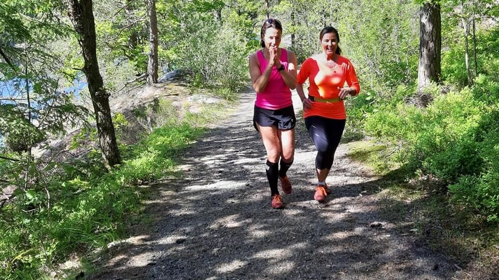 Løpsværet var fint og løperne trivdes i Hvitløypa. (Foto: Arild Vehus)