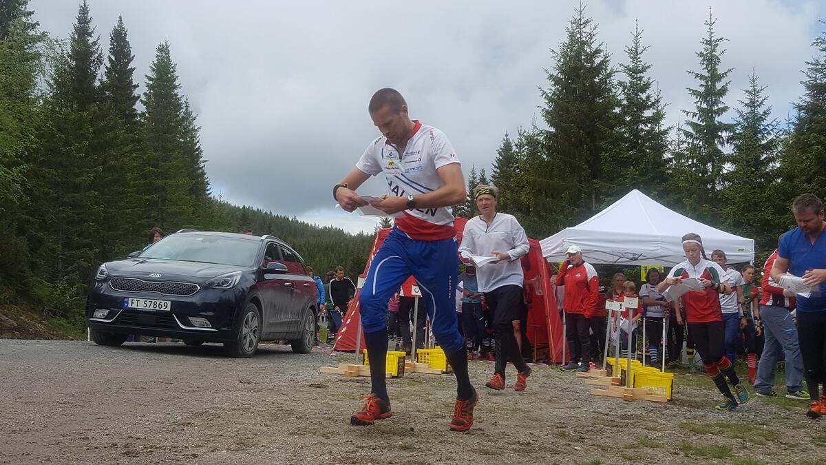 Emil Wingstedt ut fra start