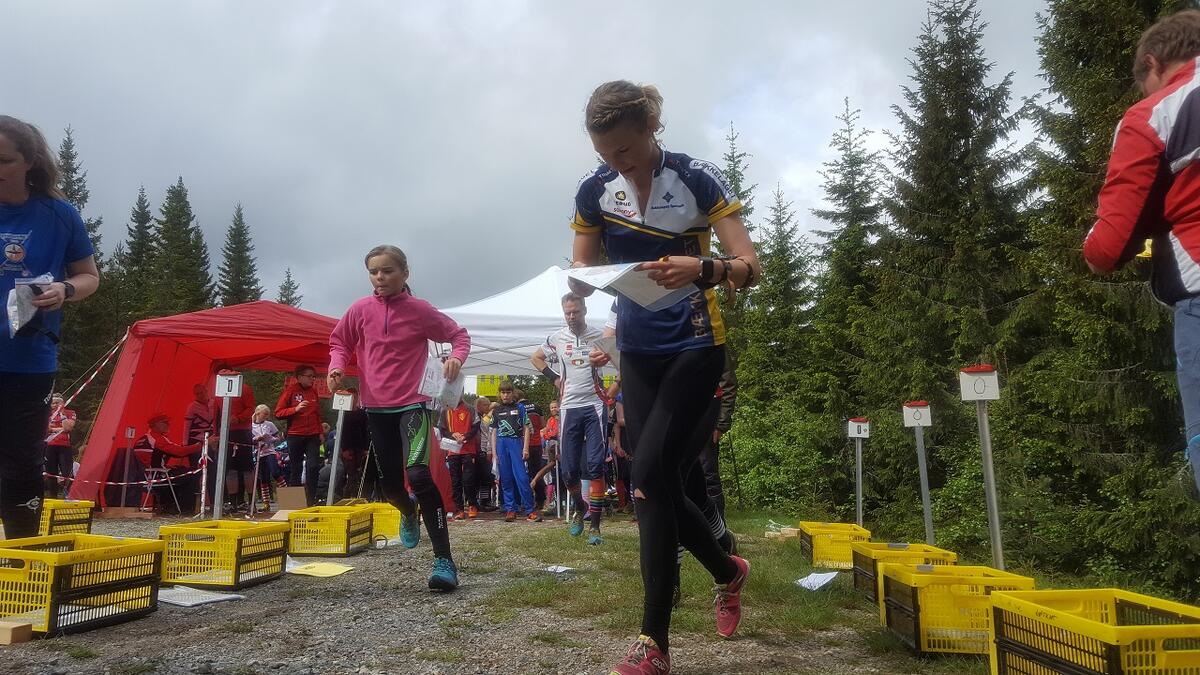 Nikoline Ekeberg Schjerve ut fra start