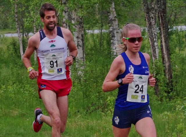 Hanne Mjøen Maridal i bra driv på vei mot å slette Runa Bostads 11 år gamle rekord. (Foto: Gunnar Bureid)