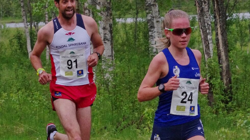 Hanne Mjøen Maridal i bra driv på vei mot å slette Runa Bostads 11 år gamle rekord. (Foto: Gunnar Bureid)