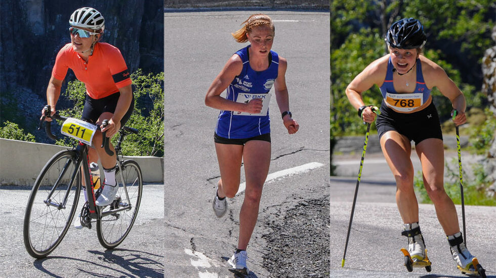 De beste kvinnene: Emma Dyrhovden, Eli Anne Dvergsdal og Hilde Fenne.