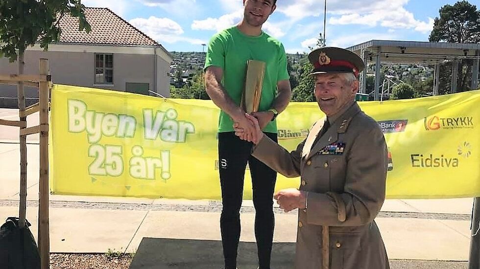Henrik Nilsson tok sitt første napp i artillerioberstens pokal. (Foto fra løpets facebookside)