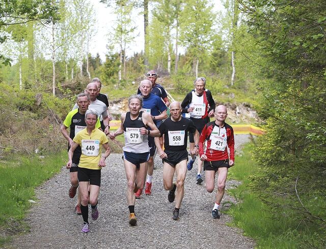 Sjøl om tempoet går ned med årene, kan idrettsgleden være den samme. (Foto: Kjell Vigestad)