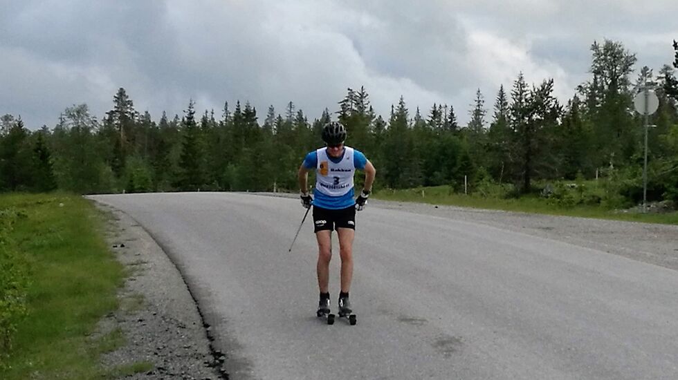 Martin Stensrud mot mål Budor på torsdag kveld. (Foto: Trond Ole Myrvold)