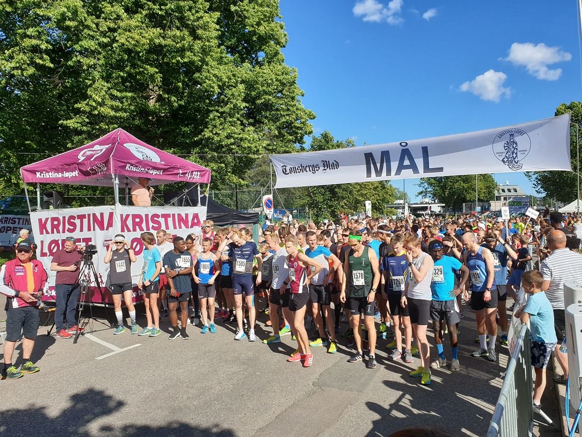 Like før start på 5 km. (Foto: Rune Øverland/Tønsberg friidrettsklubb)