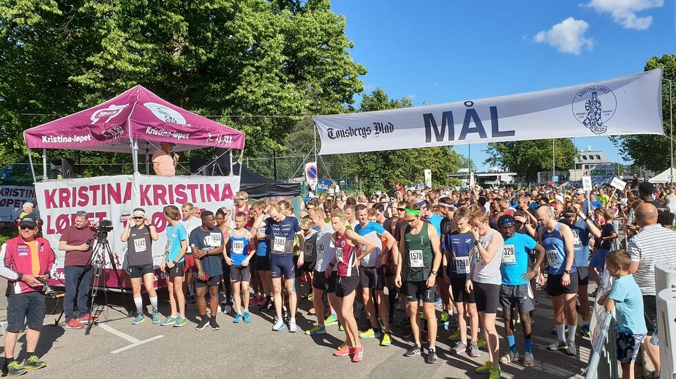 Like før start på 5 km. (Foto: Rune Øverland/Tønsberg friidrettsklubb)