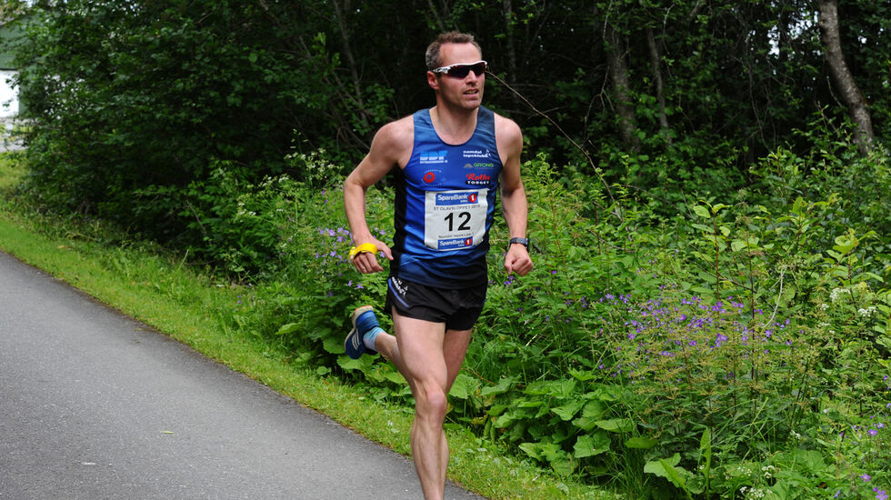 Namdal og Jan Olav Smalås har tatt teten etter 1. dag av St.Olavsloppet. Foto : Arne Brunes