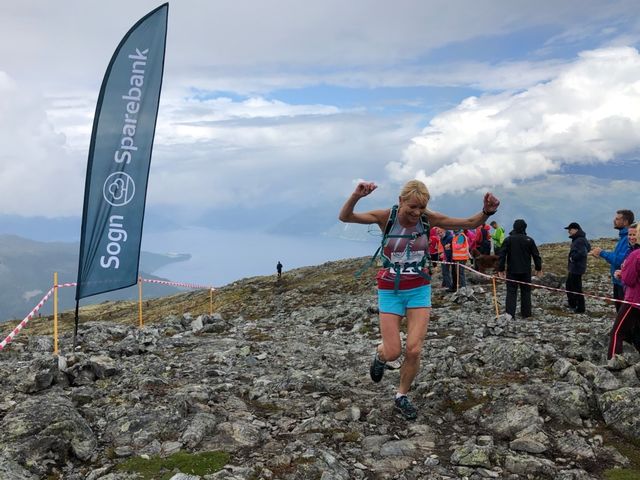 May Britt Buer, Team La Sportiva raskeste dame. Foto: Arrangør