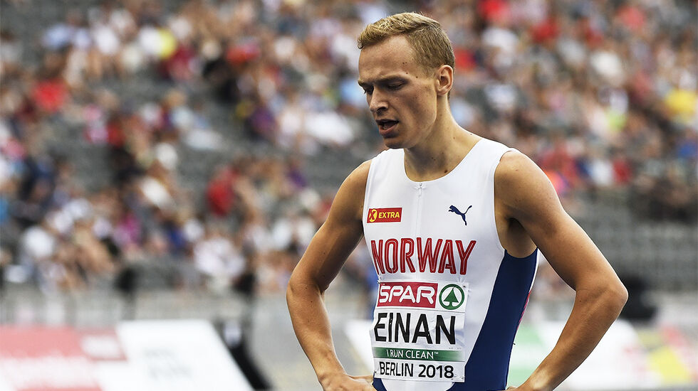 Markus Einan kan glede seg til 800 m-finalen etter å ha gått videre på tid. (Arkivfoto: Bjørn Johannessen) 