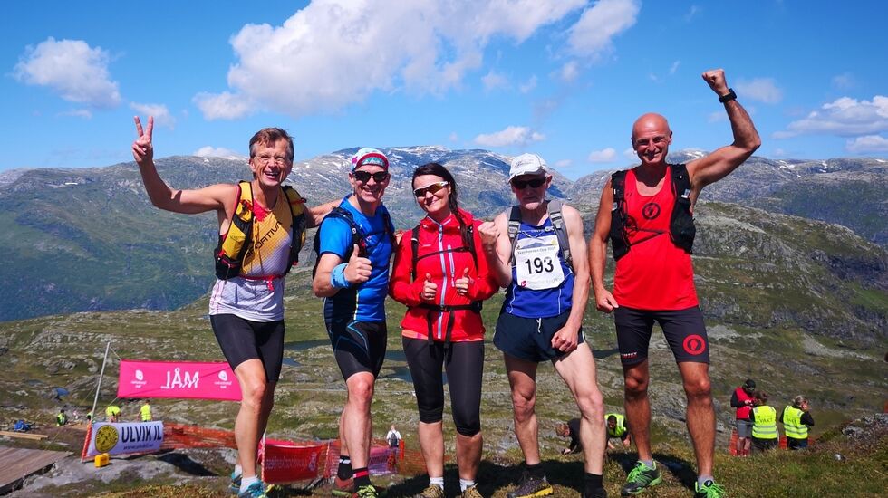 Fra toppen av Kvasshovden 1030 m.o.h. (Foto: arrangøren)