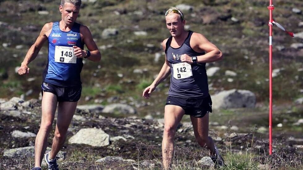 Hardhausene Ole Leirvik og Tor Håkon Skogstad som var 2 og 3 sammenlagt i fjor, og med Ole litt foran Tor Håkon alle tre dagene. (Arrangørfoto)