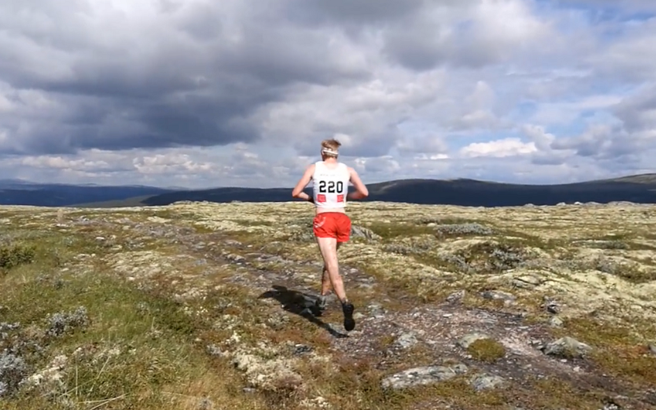 Jon Aukrust Osmoen la alle konkurrenter bak seg i Hummelfjelldilten både i 2016 og her i 2017. (Arrangørfoto)