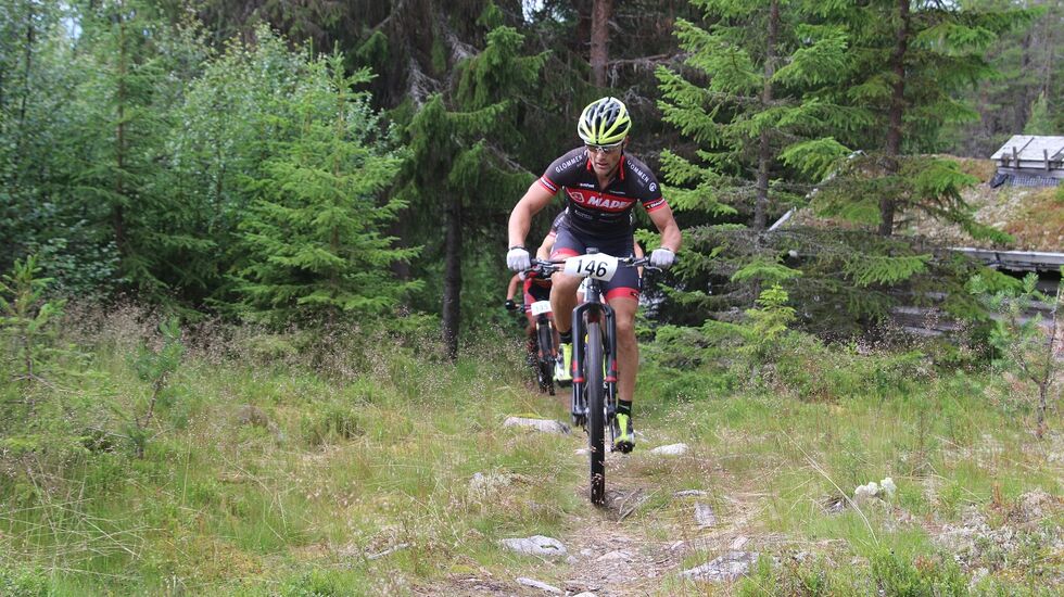 Steffan Hartz Repshus i aksjon i Moratråkket i 2016.
