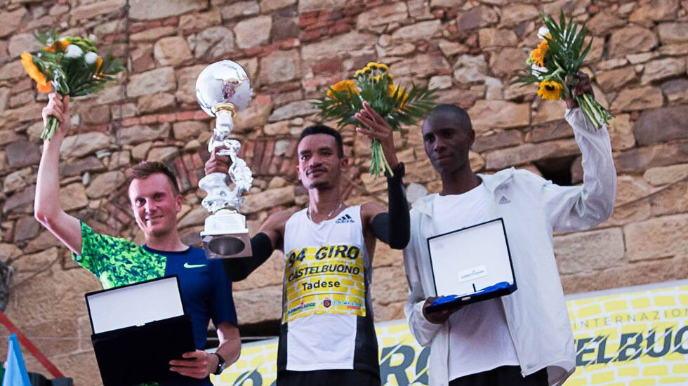 Sondre Nordstad Moen viste god form da han ble nummer tre i det 11,3 km lange Giro di Castelbuono. (Foto: Giovanni Certomà)