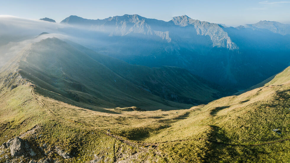 Arrangørfoto 2018 fra det mektige landskapet der Südtirol Ultra Skyrace arrangeres (Foto: SUSR/wisthaler-Harald Wisth)