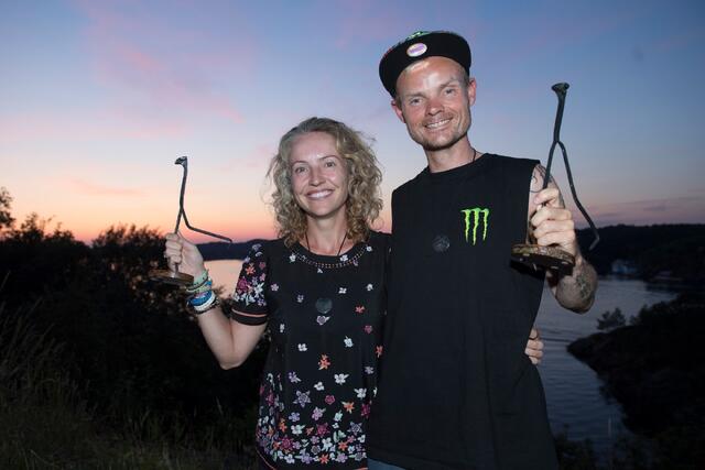 Therese Falk og Bjørn Tore Taranger avrundet en fantastisk løpeuke med premieutdeling, middag og konsert. (Foto: Peter Tubaas)