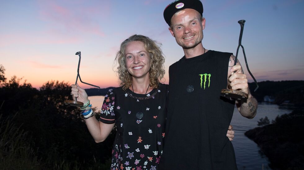 Therese Falk og Bjørn Tore Taranger avrundet en fantastisk løpeuke med premieutdeling, middag og konsert. (Foto: Peter Tubaas)