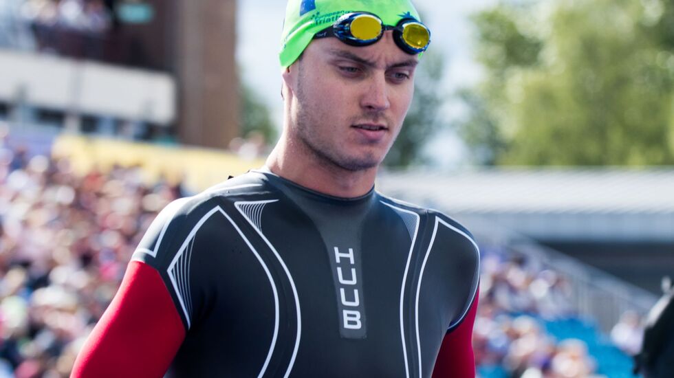 Trening: Jørgen Gundersen konkurrerte innen svømming før han gikk over til triatlon, og han er nå på landslaget til Norges Triatlonforbund. Foto: Ellen Kessel/NIF