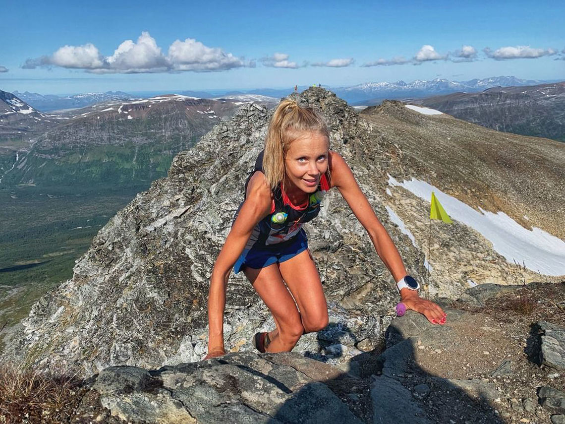 Johanna Åström i Tromsø SkyRace (Foto: Albert Jorquera)