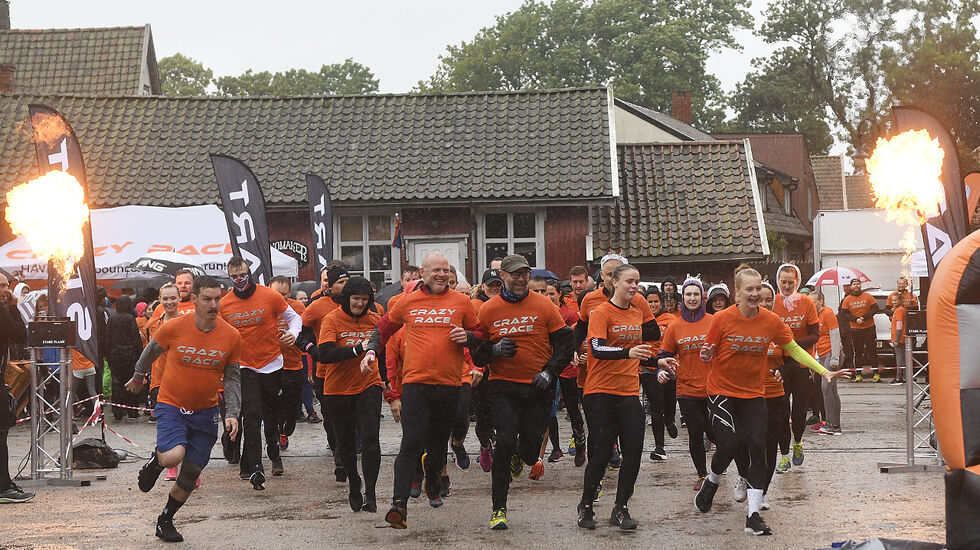 CrazyRace Fredrikstad. Fullstendig uten tidtaking og prestasjonsjag. Kun glede og moro. (Foto: Bjørn Johannessen)